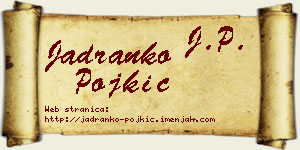 Jadranko Pojkić vizit kartica